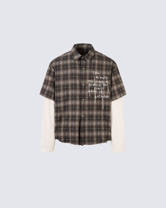 American Vintage Faux Two-Piece Shirt