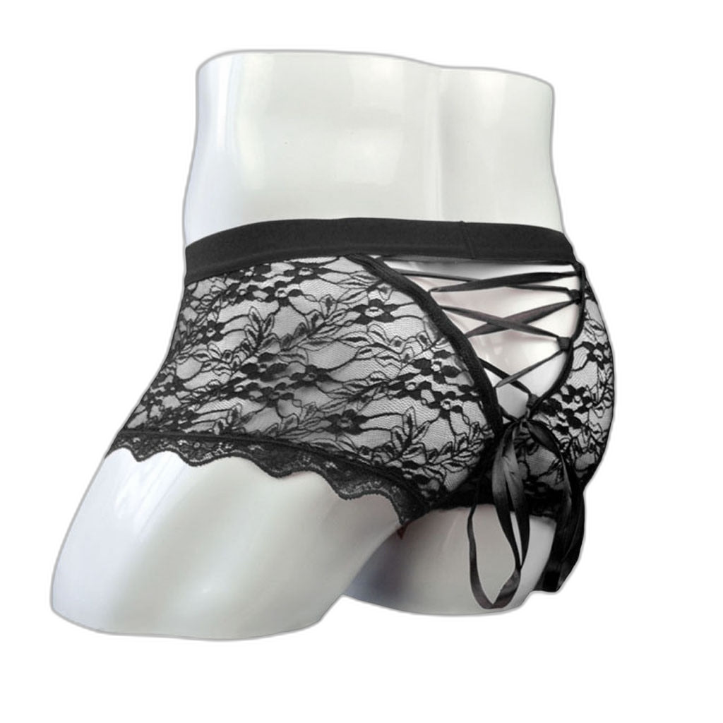 Sexy Men's Lace Back Panties