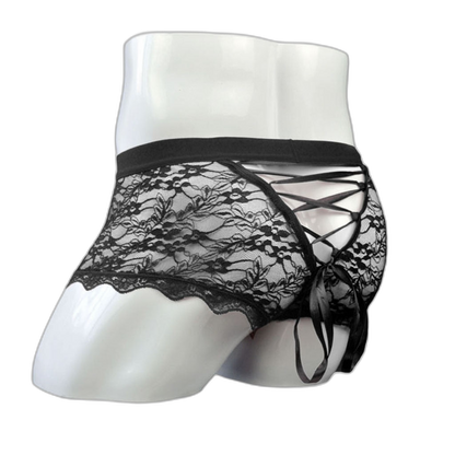 Sexy Men's Lace Back Panties