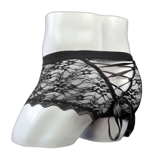 Sexy Men's Lace Back Panties