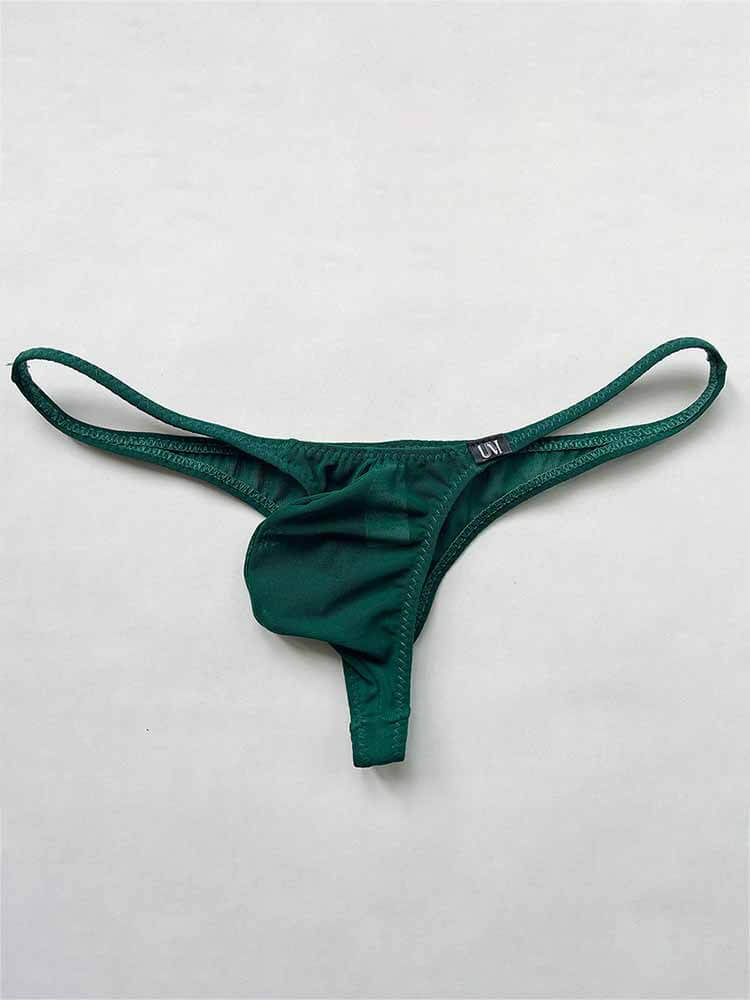 Men's Sexy Low-Rise Transparent Mesh Briefs