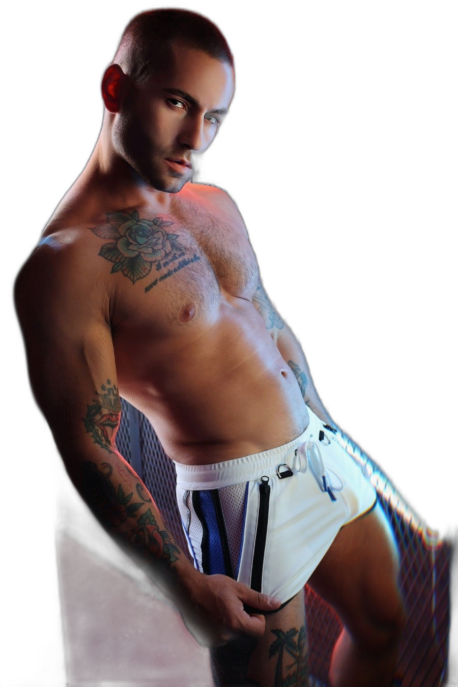 Breedwell Gymnetixxx Shorts White