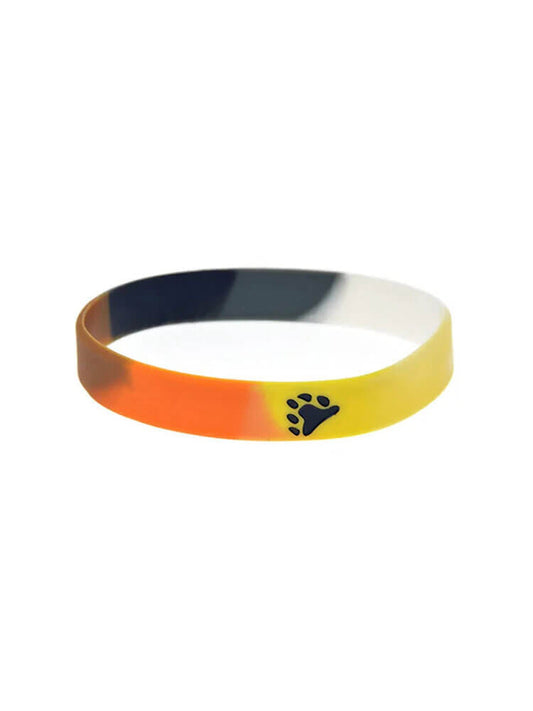 Bear Pride Silicone Gradient Rainbow Bracelet