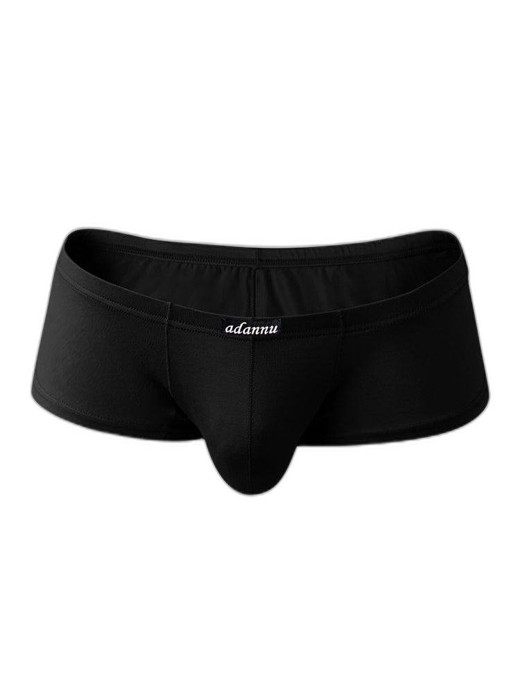 2 Pack Men's Sexy Low-rise Roomy Pouch Trunks