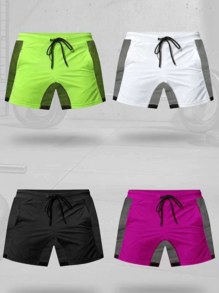 Men's Mesh Quick-Dry Breathable Drawstring Shorts