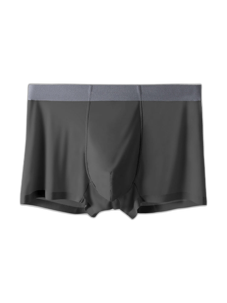 3 Pack Trackless Summer Ultra Thin Pouch Men's Trunks