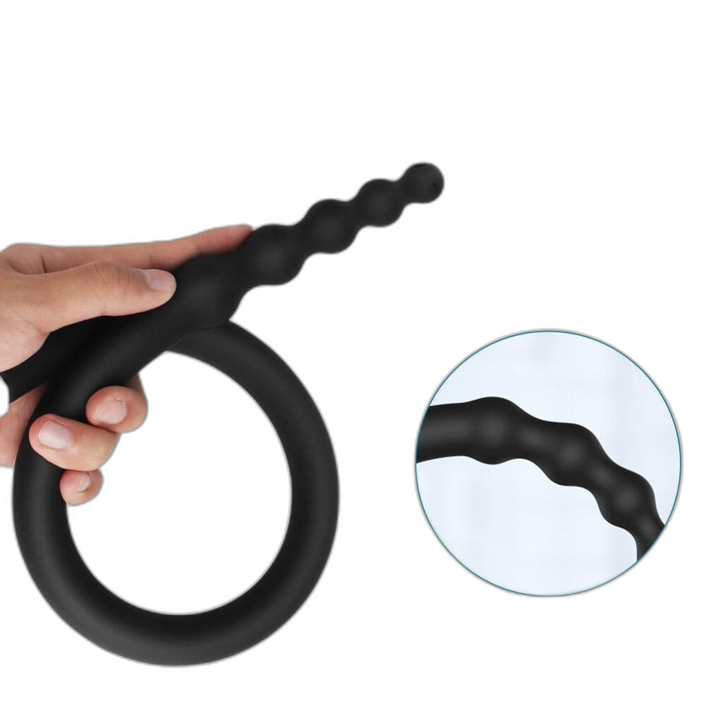 Beaded Anal Shower Wand - Enema Kit - 360° Deep Rinse
