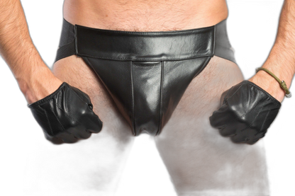 ruff GEAR Cop Leather Gloves Black