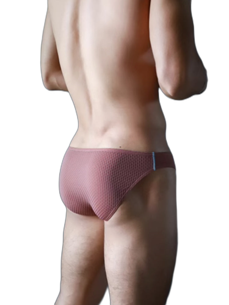 3 Pack Men's Ice Silk High-Elastic Breathable Briefs for Sports