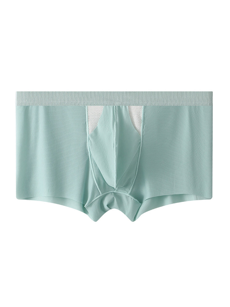 3 Pack Split-Support Men's Trunks- Breathable & Bulge-Enhancing