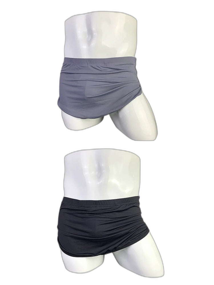 Men's Detachable Ice Silk Underwear Home Pants