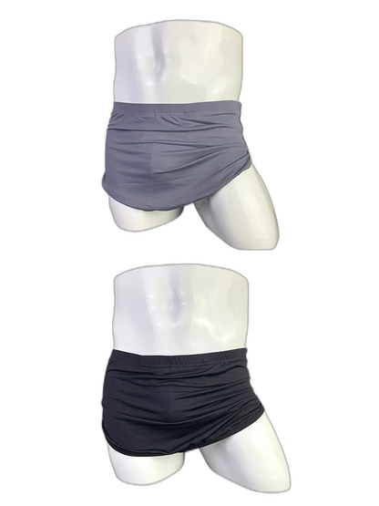 Men's Detachable Ice Silk Underwear Home Pants
