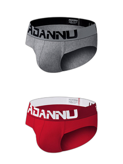 2 Pack Cotton 3D Large Pouch Men's Underwear