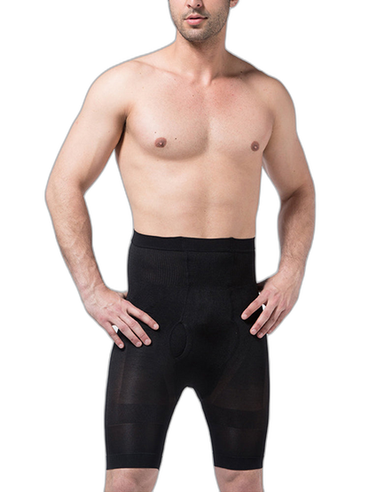 Men's High Waist Tummy Control Shaper Boxer Briefs