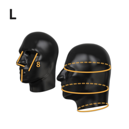 THE RUBBER PRISONER Anatomical Latex Mask