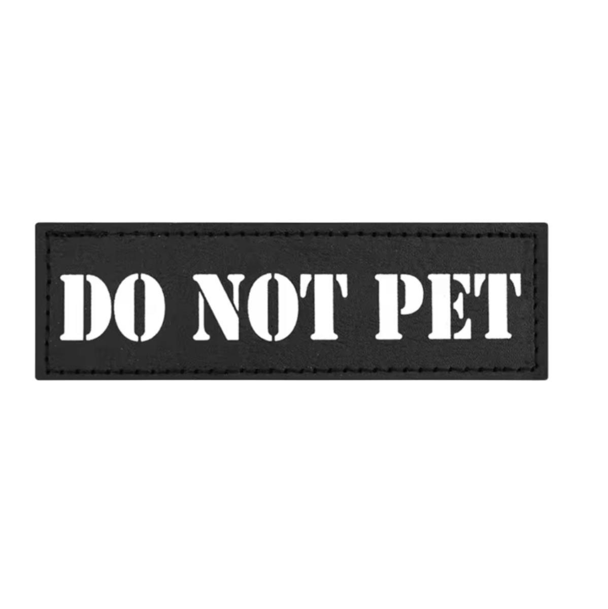 Do Not Pet Patch 12cm x 3.7cm - The Pup Play Hub