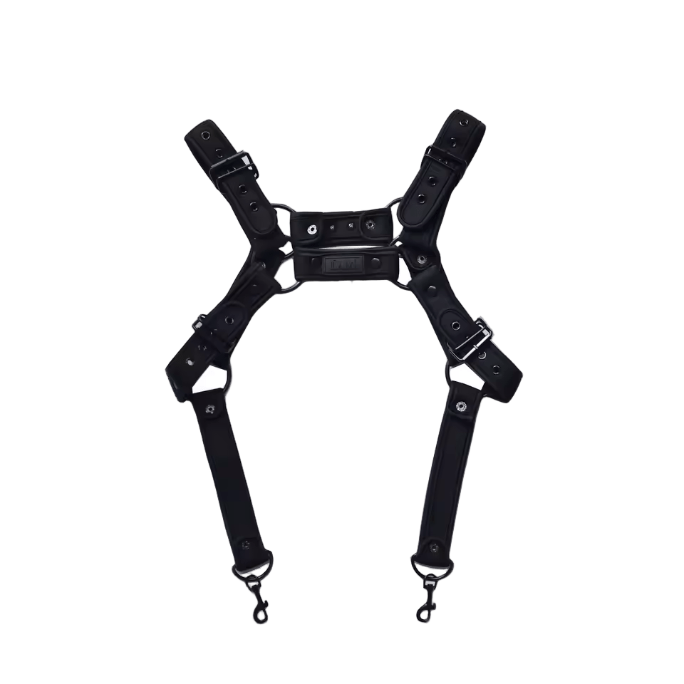 Dog & Master Body Harness Black - The Pup Play Hub