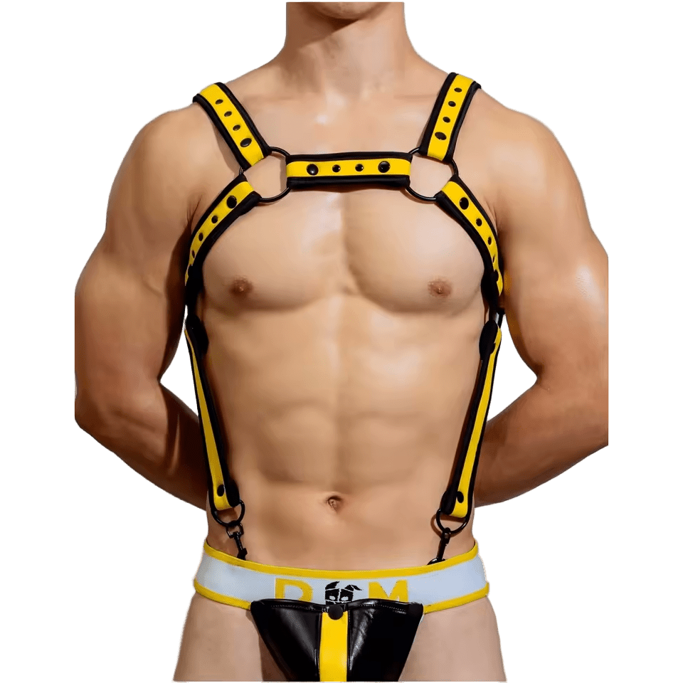 Dog & Master Body Harness Yellow - The Pup Play Hub