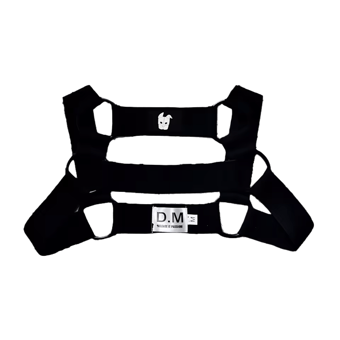 Dog & Master Cross Harness Balck - The Pup Play Hub