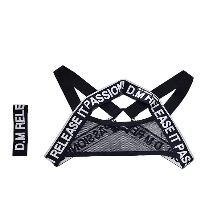 Dog & Master Harness And Cuff Set Black - The Pup Play Hub