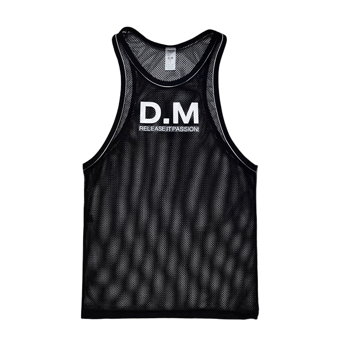 Dog & Master Mesh Tank Top Black - The Pup Play Hub