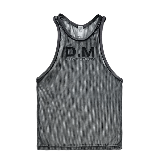 Dog & Master Mesh Tank Top Grey - The Pup Play Hub