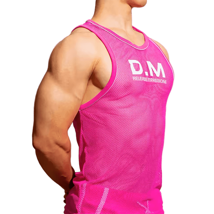 Dog & Master Mesh Tank Top Pink - The Pup Play Hub