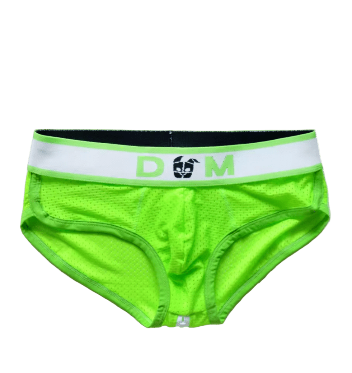 Dog & Master Mesh Zipper Bum Briefs Green - The Pup Play Hub