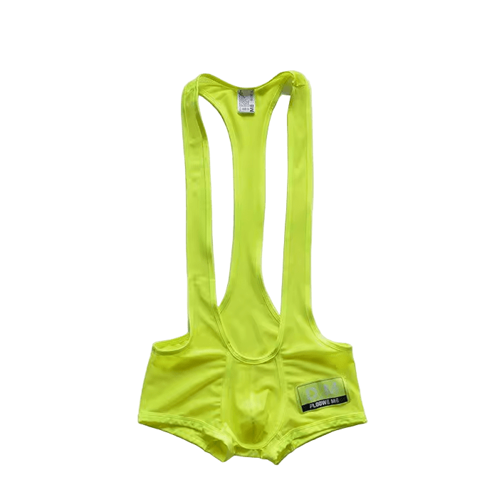 Dog & Master Singlet Yellow - The Pup Play Hub