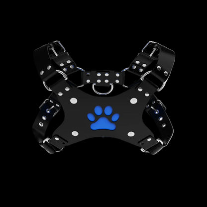Puppy Paw Silicone Chest Harness
