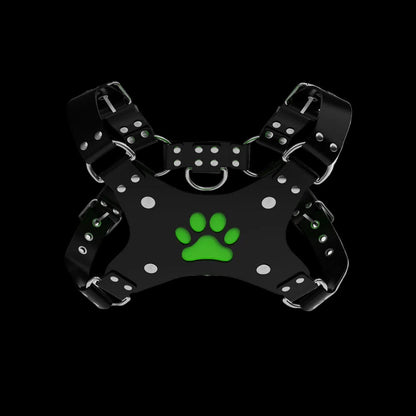 Puppy Paw Silicone Chest Harness