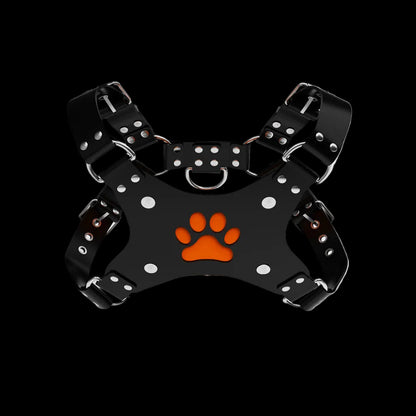 Puppy Paw Silicone Chest Harness