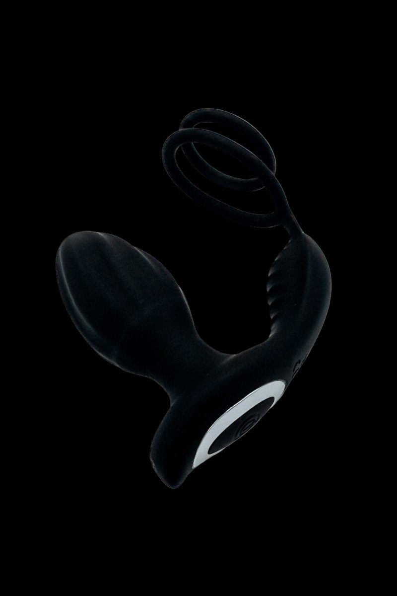 Double Ring Rotary Anal Plug - The Pup Play Hub