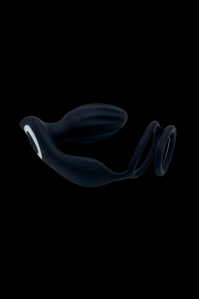 Double Ring Rotary Anal Plug - The Pup Play Hub