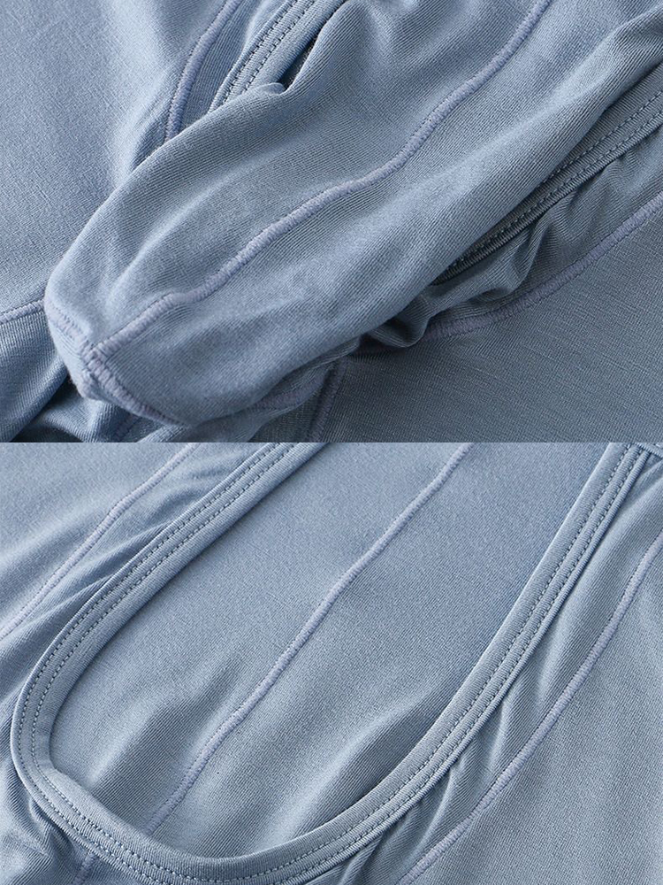 Sexy Separated Ball Pouch Boxer Briefs For Men