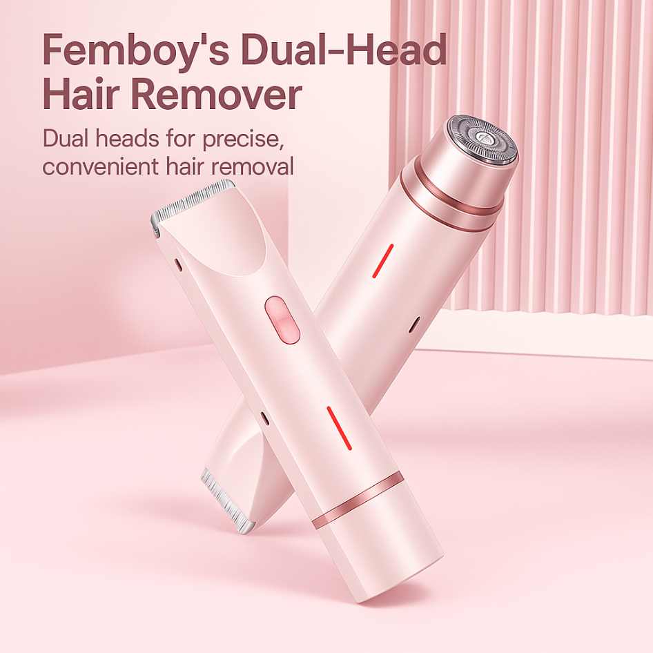 Dual Head Femboy Shaving Kit