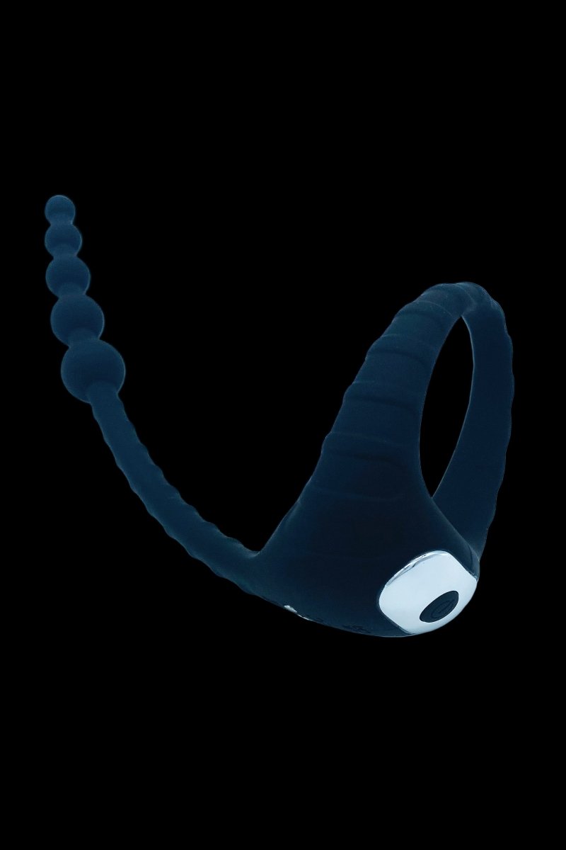 Dual Stimulation Cock Ring & Anal Beads - The Pup Play Hub