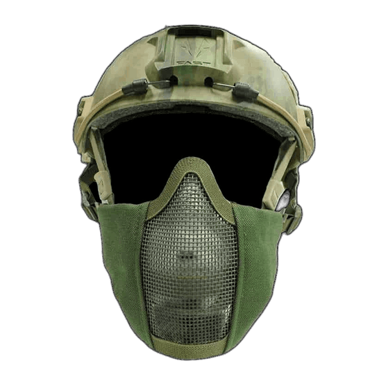 Oper8 Fast Helmet Slimline Mesh Mask