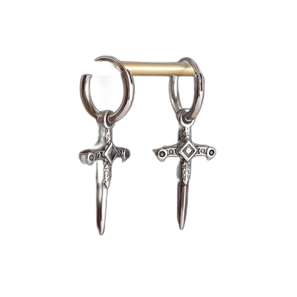 Dagger Hoop Earrings