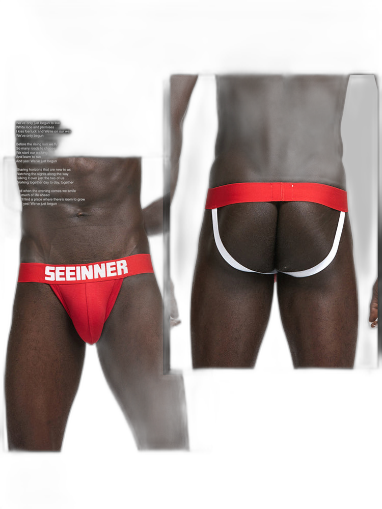 2 Pack Men's Cotton Stretch Jock Strap