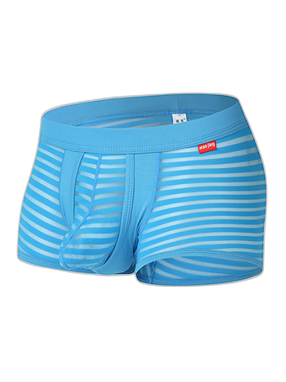 Men’s Sexy Striped Hollow Jockstrap With Separate Pouch