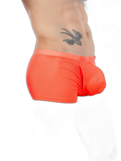 Men's Big Pouch U-convex Trunks with Fly