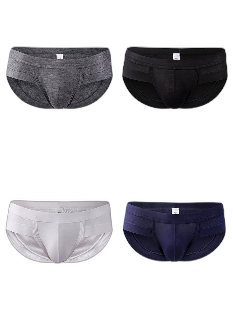 4 Pack Support U Convex Pouch Men's Underwear