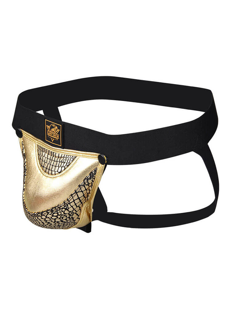 Men's Detachable Colorblock Pouch Hip-Lifting Jockstrap