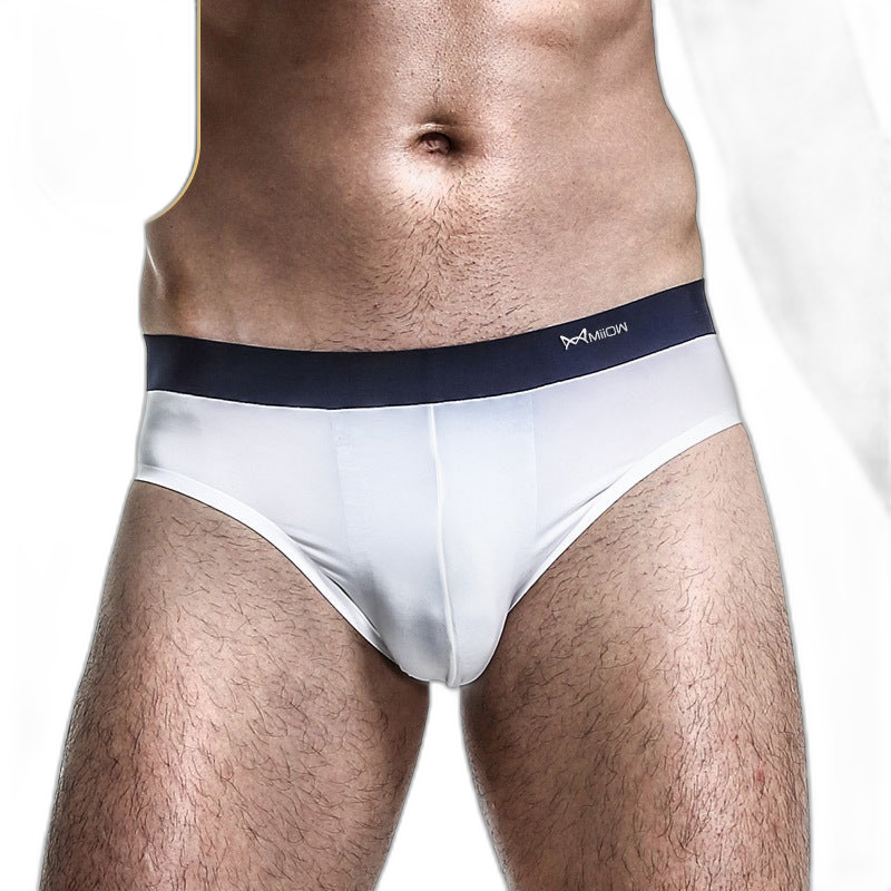 3 Pack Double Layer Silk Snug-fit Men's Underwear