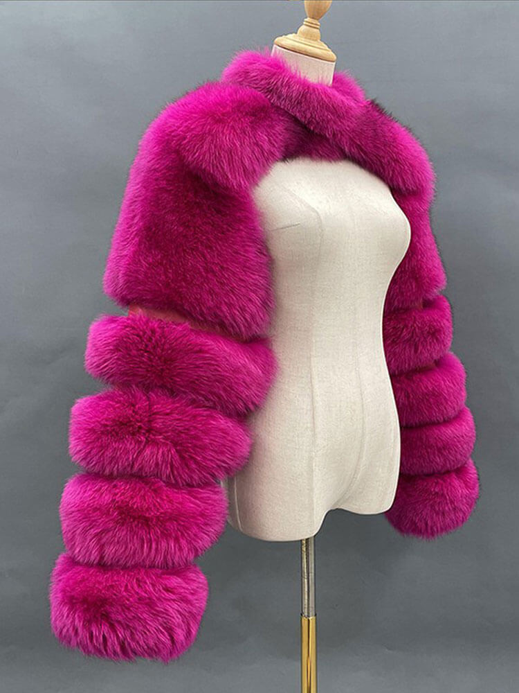 Men's Fashion Sexy Faux Fur Cropped Shawl
