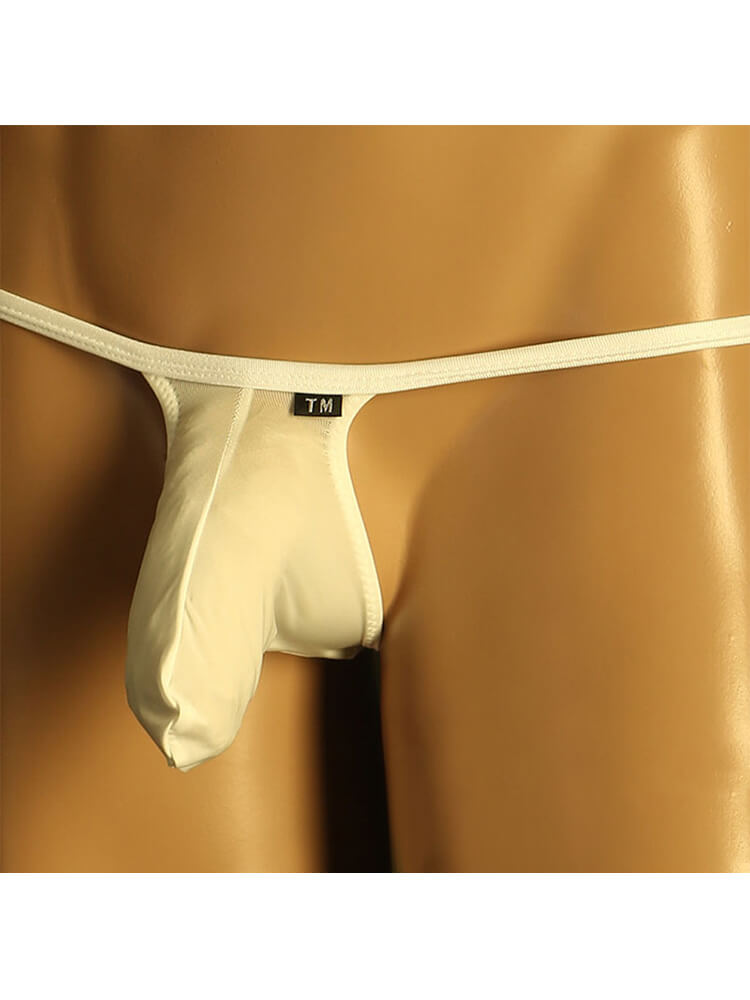 Men's Sexy Elephant Nose Pouch Thin Strap Thong