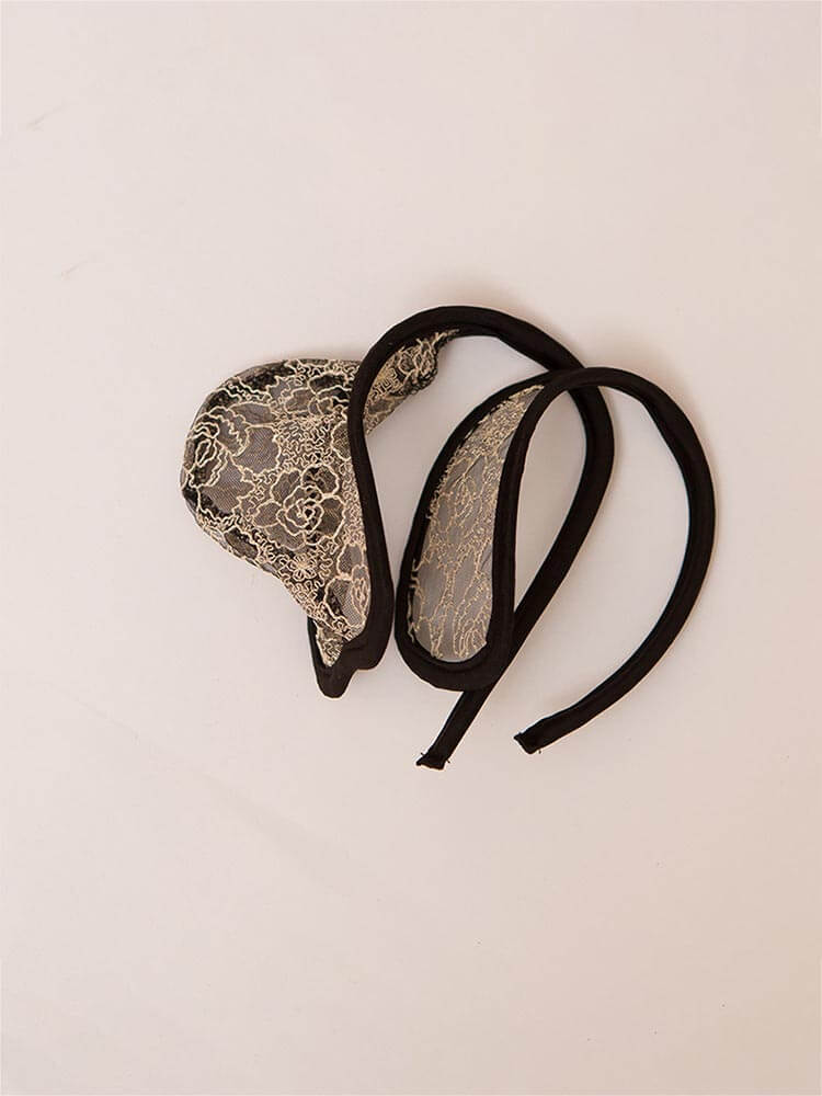 Men's Seamless Lace Rose Pattern C-String Thong