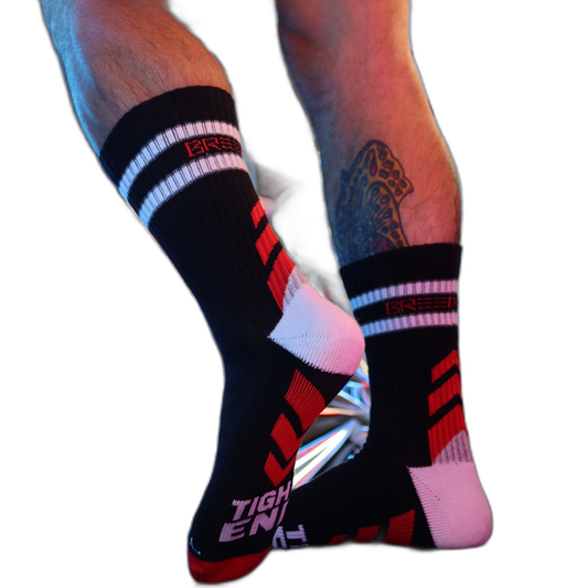 Breedwell Gymnetixxx Crew Socks Black