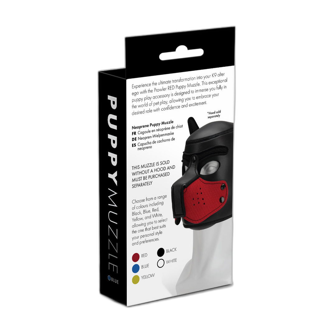 Prowler RED Puppy Muzzle Red